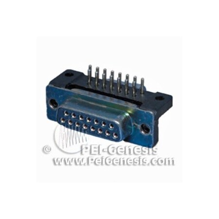 Itt Cannon DSUB 15F PCB RA G50 ZINC DAMM15SG